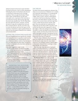 3
THE NIGHTMARE SWITCH
attempt to break into the clave’s tower, find them 
missing, but discover a clue as to their whereabou