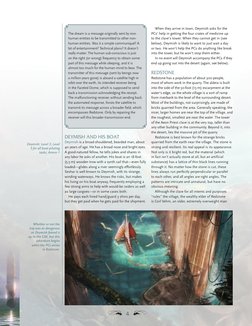 4
The dream is a message originally sent by non-
human entities to be transmitted to other non-
human entities. Was it a simp