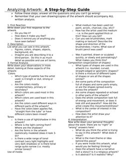 Ib Visual Arts Guide Book | PDF | Art Media | Paintings