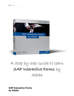 SAP Adobe Forms: Step-by-Step Guide | PDF | Information Technology ...