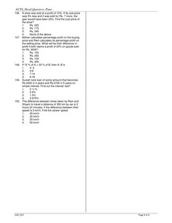 CDac CCAT Question Paper | PDF | Algorithms | Object Oriented Programming