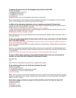 Pega CSSA Exam Questions and Insights | PDF | Cache (Computing) | Areas ...