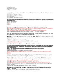 Pega CSSA Exam Questions and Insights | PDF | Cache (Computing) | Areas ...