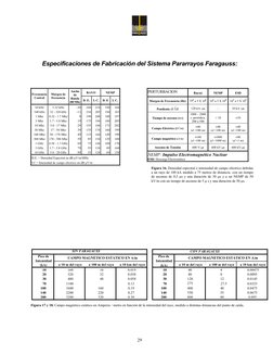 29
Sy st e m
R
Especificaciones de Fabricación del Sistema Pararrayos Faragauss: