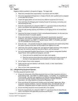 HSEP 17.6    
Page 3 of 27 
Rigging 
Rev 7, 01-Sep-12 
Copyright © 2012 Jacobs Engineering Group Inc. 
 
 
File Name: HSEP17-