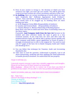 4 
9. Even if your answer is wrong i.e. the decision at which you have 
arrived is not right, you won’t get zero marks. You w