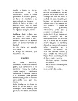 Auxilia a Israel, su siervo, 
acordándose 
de 
la 
misericordia, como lo había 
prometido a nuestros padres, 
en favor de Abr