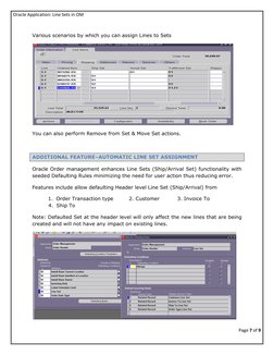 Understanding Ship Sets in Oracle OM | PDF | Oracle Database | Software