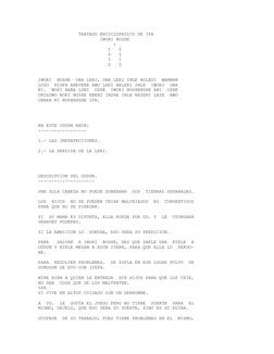 TRATADO ENCICLOPEDICO DE IFA
                       IWORI BOSHE
                            +