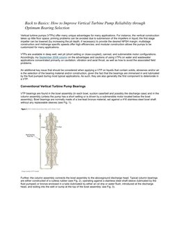 Vertical Turbine Pump Application Data | PDF | Bearing (Mechanical) | Pump