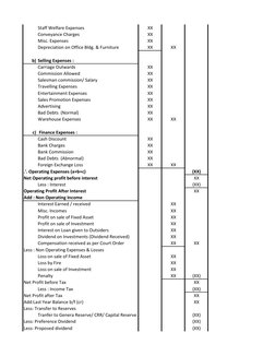 Vertical Income Statement Format Example | PDF