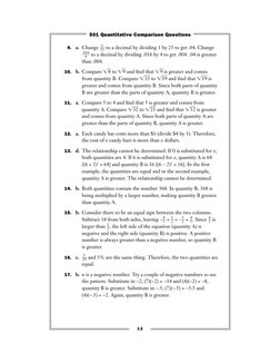 501 Quantitative Comparison Questions | PDF | Inequality (Mathematics ...