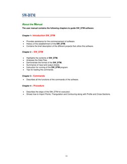 SW DTM Manual | PDF | Contour Line | Microsoft Excel