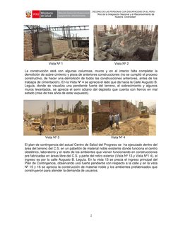 2 
 
DECENIO DE LAS PERSONAS CON DISCAPACIDAD EN EL PERU 
“Año de la Integración Nacional y el Reconocimiento de