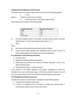 HV Substation Earthing Mat Design Guide | PDF | Electrical Resistivity ...