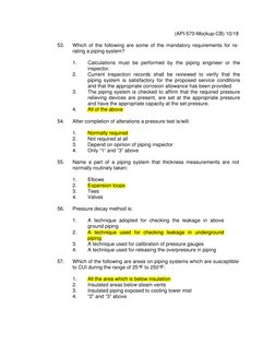 API 570 Inspector Exam Preparation Guide | PDF | Pipe (Fluid Conveyance ...