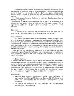 Zonas Geoeconómicas de México | PDF | Agricultura | México