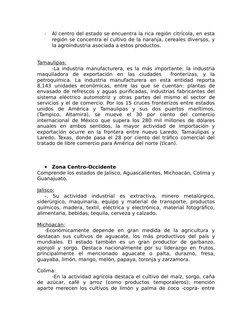 Zonas Geoeconómicas de México | PDF | Agricultura | México