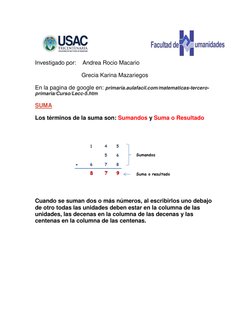 Investigado por:    Andrea Rocio Macario                 
                             Grecia Karina Mazariegos