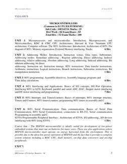 Microcontroller Notes for 4th Sem ECE | PDF | Instruction Set | Central ...