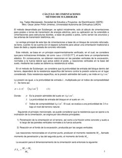 1 
 
V
b
S
V
M
M
M
S
F


CÁLCULO  DE CIMENTACIONES  
MÉTODO DE SULZBERGER 
 
Ing. Tadeo Maciejewski, Sociedad de Estudios y