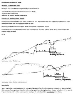 Scour Check Structure Catchwater Drains and Scour Checks Guide | PDF