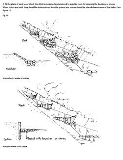 Scour Check Structure Catchwater Drains and Scour Checks Guide | PDF