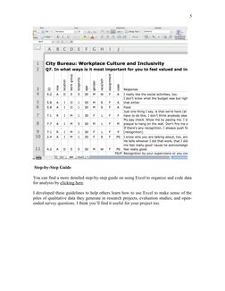 Excel Guide for Qualitative Data Analysis | PDF | Qualitative Research ...