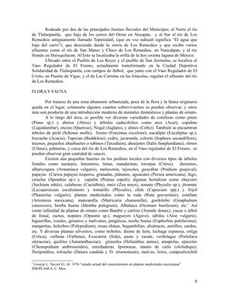 Rodeado por dos de las principales fuentes fluviales del Municipio; al Norte el río
de Tlalnepantla,  que baja de los cerros