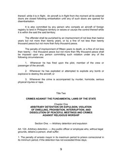 thereof, while it is in flight.  An aircraft is in flight from the moment all its external
doors are closed following embarka