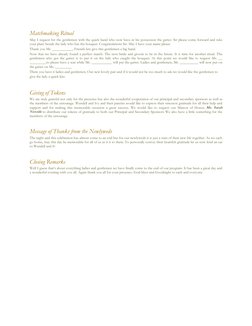 Wedding MC Script and Introductions | PDF | Wedding | Bridesmaid