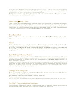 Wedding MC Script and Introductions | PDF | Wedding | Bridesmaid