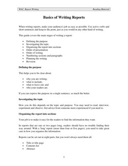 Essentials of Report Writing | PDF | Abstract (Summary) | Communication