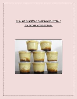  
 
 
GUIA DE QUESILLO CASERO INDUSTRIAL  
SIN LECHE CONDENSADA 
 
 
 
 
 
 
 
 

