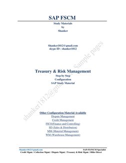 Shanker1812@gmail.com                                                                            SAP-FI-FSCM Specialist