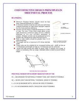 Sheet Metal Design Guidelines and Formulas | PDF | Crafts | Procedural ...