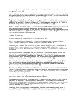 agreement by the parties to submit to the jurisdiction of any one of such court to the exclusion of the rest is valid, 
bindi