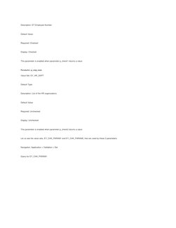 Enable/Disable Oracle Program Parameters | PDF | Parameter (Computer ...