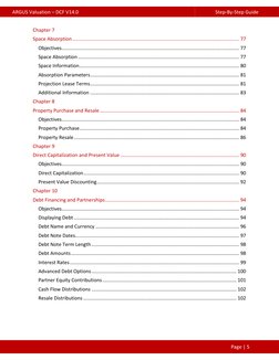         ARGUS Valuation – DCF V14.0 
Step‐By‐Step Guide 
 
                                                Page | 5 
 
Chapte