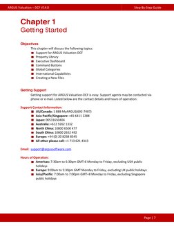         ARGUS Valuation – DCF V14.0 
Step‐By‐Step Guide 
 
                                                Page | 7 
 
Chapte