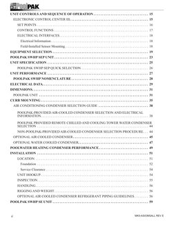 MK5-ASIOMSALL REV E
Pool
Pool
Inter national
 i­
UNIT CONTROLS AND SEQUENCE OF OPERATION . . . . . . . . . . . . . . . . .