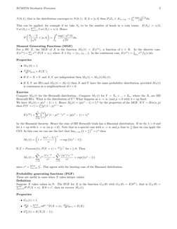 ECM3724 Stochastic Processes
2
N(0, 1), that is the distribution converges to N(0, 1). If A = [a, b] then P(Zn ∈A)n→∞→
R b
a