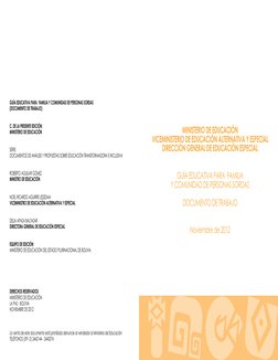 MINISTERIO DE EDUCACIÓN
VICEMINISTERIO DE EDUCACIÓN ALTERNATIVA Y ESPECIAL
DIRECCIÓN GENERAL DE EDUCACIÓN ESPECIAL
GUÍA EDUCA