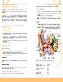 GUÍA EDUCATIVA PARA  FAMILIA Y COMUNIDAD DE PERSONAS SORDAS
GUÍA EDUCATIVA PARA  FAMILIA Y COMUNIDAD DE PERSONAS SORDAS
8
9
¿