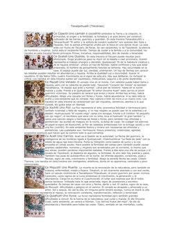 Tonalpohualli (Trecenas)
Ce Cipactli Uno caimán o cocodrilo simboliza la Tierra y la creación, lo 
primordial, el origen y la