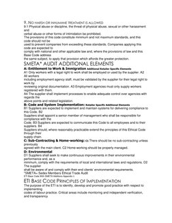 9. NO HARSH OR INHUMANE TREATMENT IS ALLOWED 
9.1 Physical abuse or discipline, the threat of physical abuse, sexual or other