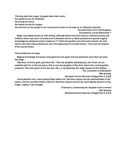 The king eats their magic, he gulps down their souls, 
the adults he has for breakfast, 
the young are lunch, 
the babies he 