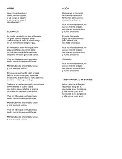 ABUNI 
 
Abuni, buni cha abuni, 
abuni, buni cha abuni, 
a ya ya nipi ai cayeni, 
a ya ya nipi ai cayeni, 
abu abuni pichi