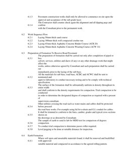 Road Construction Method Statement | PDF | Asphalt | Road Surface