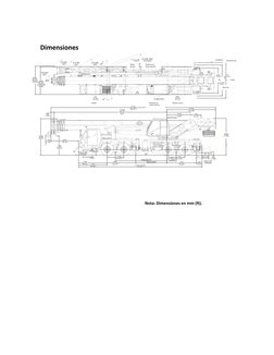 Dimensiones 
 
 
 
 
 
 
 
Nota: Dimensiones en mm (ft). 
 
Radio 
de giro 
Distancia al 
suelo exterior 
Distancia al 
suelo